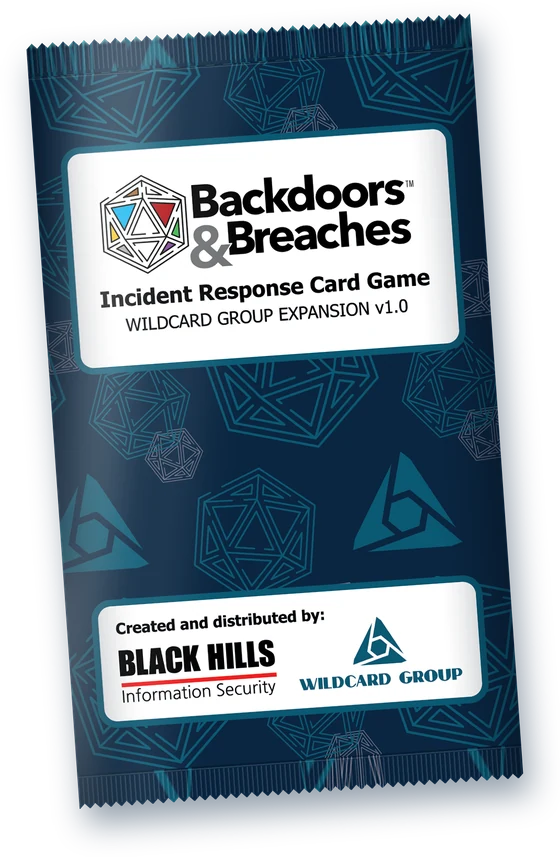 The Wildcard Group expansion pack for Backdoors & Breaches (design)